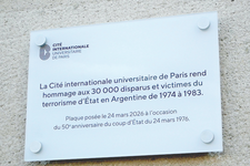 plaque commémorative argentine